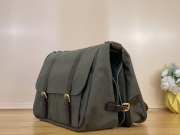 Uubags Louis Vuitton Mini Lin Sac Maman Messenger Diaper Bag Khaki 43x30x20cm - 6