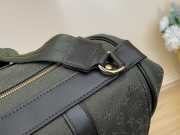 Uubags Louis Vuitton Mini Lin Sac Maman Messenger Diaper Bag Khaki 43x30x20cm - 2
