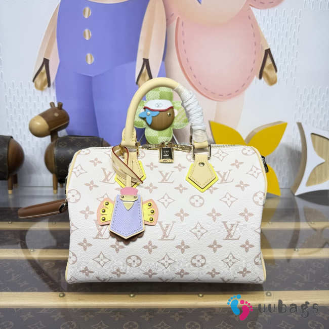 Uubags Louis Vuitton M2A038 Speedy Bandoulière 25 Monogram Dune 26x19x15cm - 1