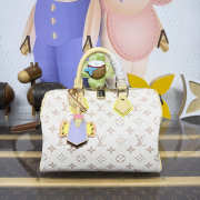 Uubags Louis Vuitton M2A038 Speedy Bandoulière 25 Monogram Dune 26x19x15cm - 1