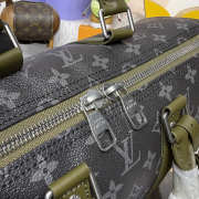 Uubags Louis Vuitton M28639 Keepall Bandoulière 35 Bag In Khaki Green 34x21x16cm - 2