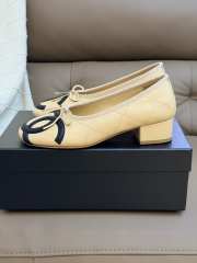 Uubags Chanel Ballet Shoes In Lambskin Beige 3.5cm - 5