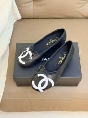 Uubags Chanel Ballet Shoes In Lambskin Black 3.5cm - 1