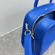 Uubags Loewe small Amazona 180 bag in soft calfskin royal azur 24.5x18.5x10cm - 5