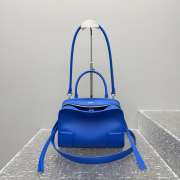 Uubags Loewe small Amazona 180 bag in soft calfskin royal azur 24.5x18.5x10cm - 3
