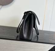 Uubags Chanel Large Kelly Shoulder Bag Black Lambskin 1997 24K 32x20x10cm - 2