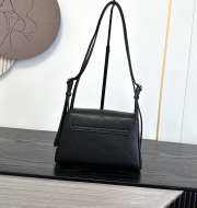 Uubags Chanel Medium Kelly Shoulder Bag Black Lambskin 1997 24K 22.5x14x8cm - 3