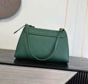 Uubags Chanel Large Kelly Shoulder Bag Green Lambskin 1997 24K 32x20x10cm - 2