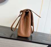 Uubags Chanel Large Kelly Shoulder Bag Brown Lambskin 1997 24K 32x20x10cm - 2