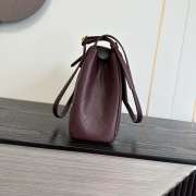 Uubags Chanel Large Kelly Shoulder Bag Dark Brown Lambskin 1997 24K 32x20x10cm - 5