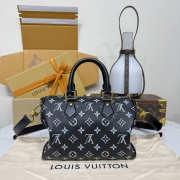 Uubags Louis Vuitton M2A407 Speedy P9 Bandoulière 25 Bag Monogram Firefly Calfskin Leather 25x15x15cm - 2