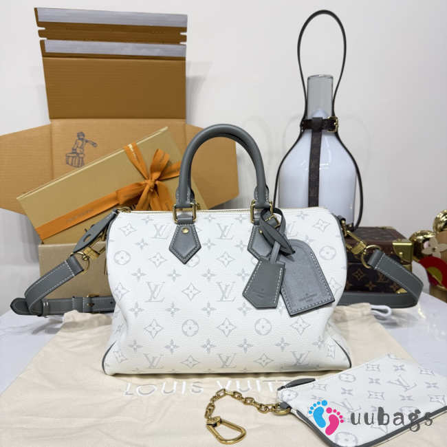 Uubags Louis Vuitton M2A412 Speedy P9 Bandoulière 25 Bag Monogram Pattern Calfskin Material 25x15x15cm - 1