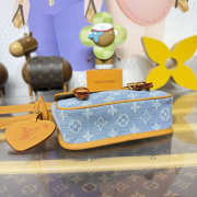 Uubags Louis Vuitton M2A647 Satchel Mini Crossbody Bag Monogram Denim 19.5x15x6cm - 6