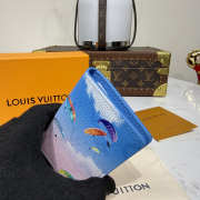 Uubags Louis Vuitton M28811 Pocket Organizer Gradiant Blue Pink 7.5x11.1x1cm - 4