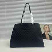 Uubags Gucci NY large tote bag in grey and black GG canvas 42x30x18cm - 6