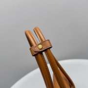 Uubags Miu Miu Arcadie leather bag in brown 11.5x24x5cm - 6