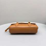 Uubags Miu Miu Arcadie leather bag in brown 11.5x24x5cm - 4