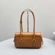Uubags Miu Miu Arcadie leather bag in brown 11.5x24x5cm - 3