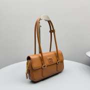 Uubags Miu Miu Arcadie leather bag in brown 11.5x24x5cm - 2