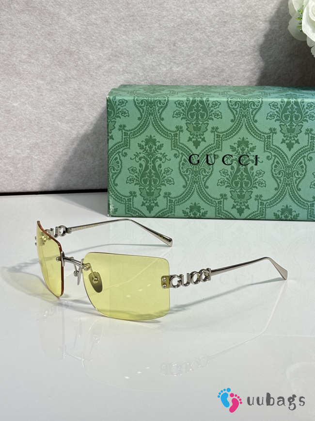 Uubags Gucci Frameless square sunglasses 61-20-105mm - 1