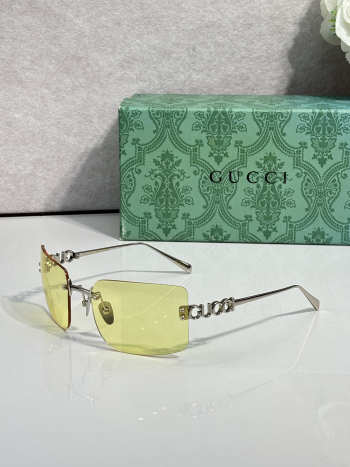 Uubags Gucci Frameless square sunglasses 61-20-105mm
