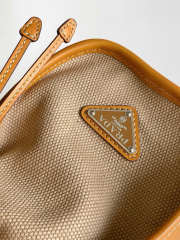 Uubags Prada Bonnie linen and leather tote bag rope/Natural 24x38x12cm - 4