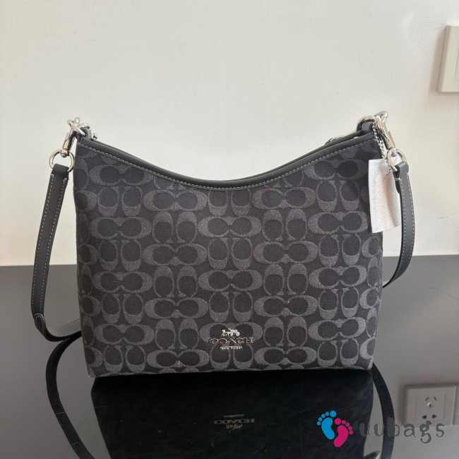 Uubags Coach Laurel Large Bag In Signature Canvas Gold/Walnut/Black 31x23x10cm - 1