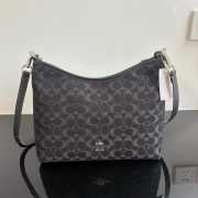 Uubags Coach Laurel Large Bag In Signature Canvas Gold/Walnut/Black 31x23x10cm - 1