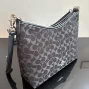 Uubags Coach Laurel Large Bag In Signature Canvas Gold/Walnut/Black 31x23x10cm - 5