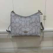 Uubags Coach Laurel Large Bag In Signature Canvas Gold/Grey 31x23x10cm - 1
