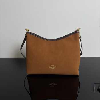Uubags Coach Laurel Large Bag With Tassels Gold/Vintage Brown/Maple 31x23.5x10.5cm