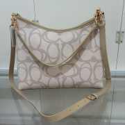 Uubags Coach Laurel Shoulder Bag In Sketch Signature Canvas Gold/Beige 28x18x11cm - 2