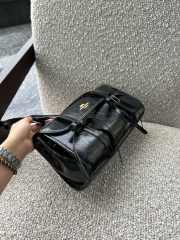Uubags Coach Bridget Flap Shoulder Bag With Bows Gold/Black 34.5x12x16cm - 3