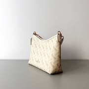 Uubags Coach Laurel Horse and Carriage Print Shoulder Bag Gold/White 28.5x24x9cm - 6