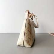 Uubags Coach Laurel Horse and Carriage Print Shoulder Bag Gold/White 28.5x24x9cm - 5