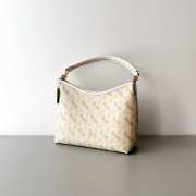 Uubags Coach Laurel Horse and Carriage Print Shoulder Bag Gold/White 28.5x24x9cm - 3