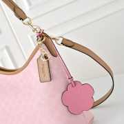Uubags Coach Laurel Large Bag In Signature Canvas Gold/Walnut/Pink 31x23.5x10.5cm - 4