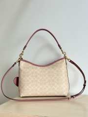 Uubags Coach Laurel Shoulder Bag In Signature Canvas With Heart Charm 31x23.5x10.5cm - 6