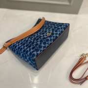 Uubags Coach Laurel Shoulder Bag In Signature Denim Im/Denim/Natural 28.5x24x9cm - 6