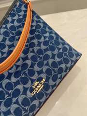 Uubags Coach Laurel Shoulder Bag In Signature Denim Im/Denim/Natural 28.5x24x9cm - 3