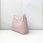 Uubags Coach Laurel Shoulder Bag In Signature Canvas White/Pink 28x18x11cm - 4