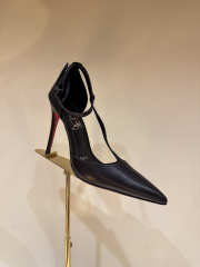 Uubags Christian Louboutin Kate calfskin leather pumps in black 10cm - 5