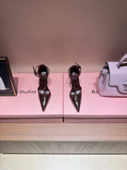 Uubags Christian Louboutin Kate patent leather pumps in brown 10cm - 2