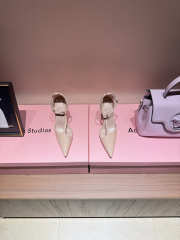 Uubags Christian Louboutin Kate patent leather pumps in beige 10cm - 3