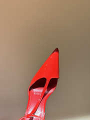 Uubags Christian Louboutin Kate patent leather pumps in red 10cm - 5