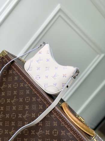 New Arrivals 2026 Louis Vuitton M29779 Boulogne Nano Bag Monogram Empreinte Pattern In Link Quartz 19x13x8cm