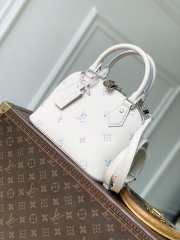 Uubags Louis Vuitton M2A086 Alma BB Bag Monogram Empreinte Pattern In Link Quartz 23.5x17.5x11.5cm - 1