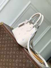 Uubags Louis Vuitton M2A086 Alma BB Bag Monogram Empreinte Pattern In Link Quartz 23.5x17.5x11.5cm - 6