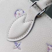 Uubags Louis Vuitton M29976 OnTheGo PM Bag Monogram Empreinte Pattern In Link Quartz 25x19x11.5cm - 5