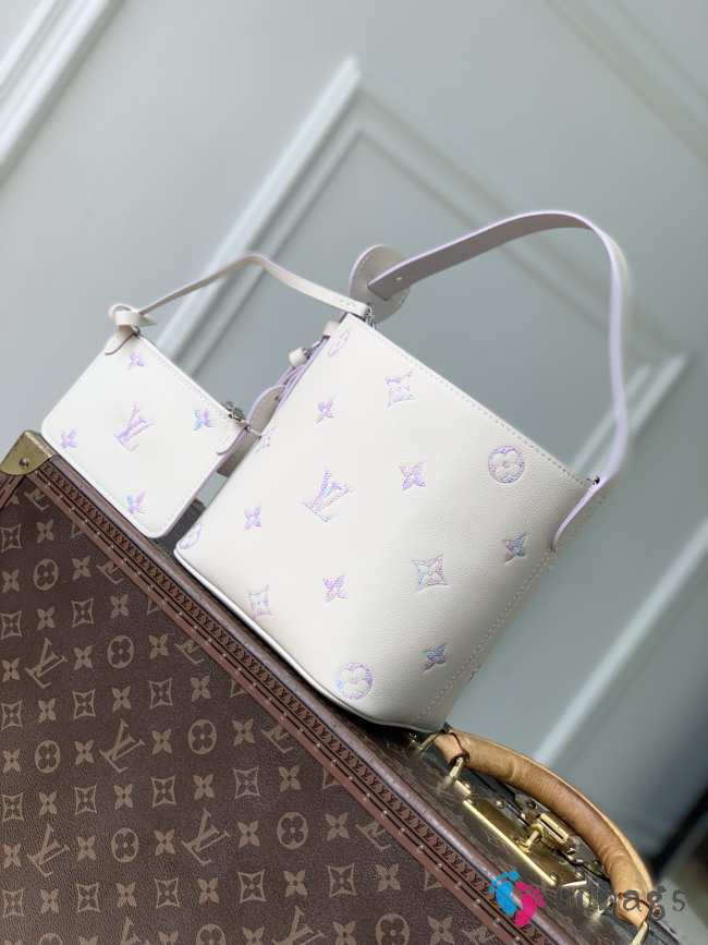 Uubags Louis Vuitton M29835 All In BB Bag Monogram Empreinte Pattern In Link Quartz 16x18x12cm - 1